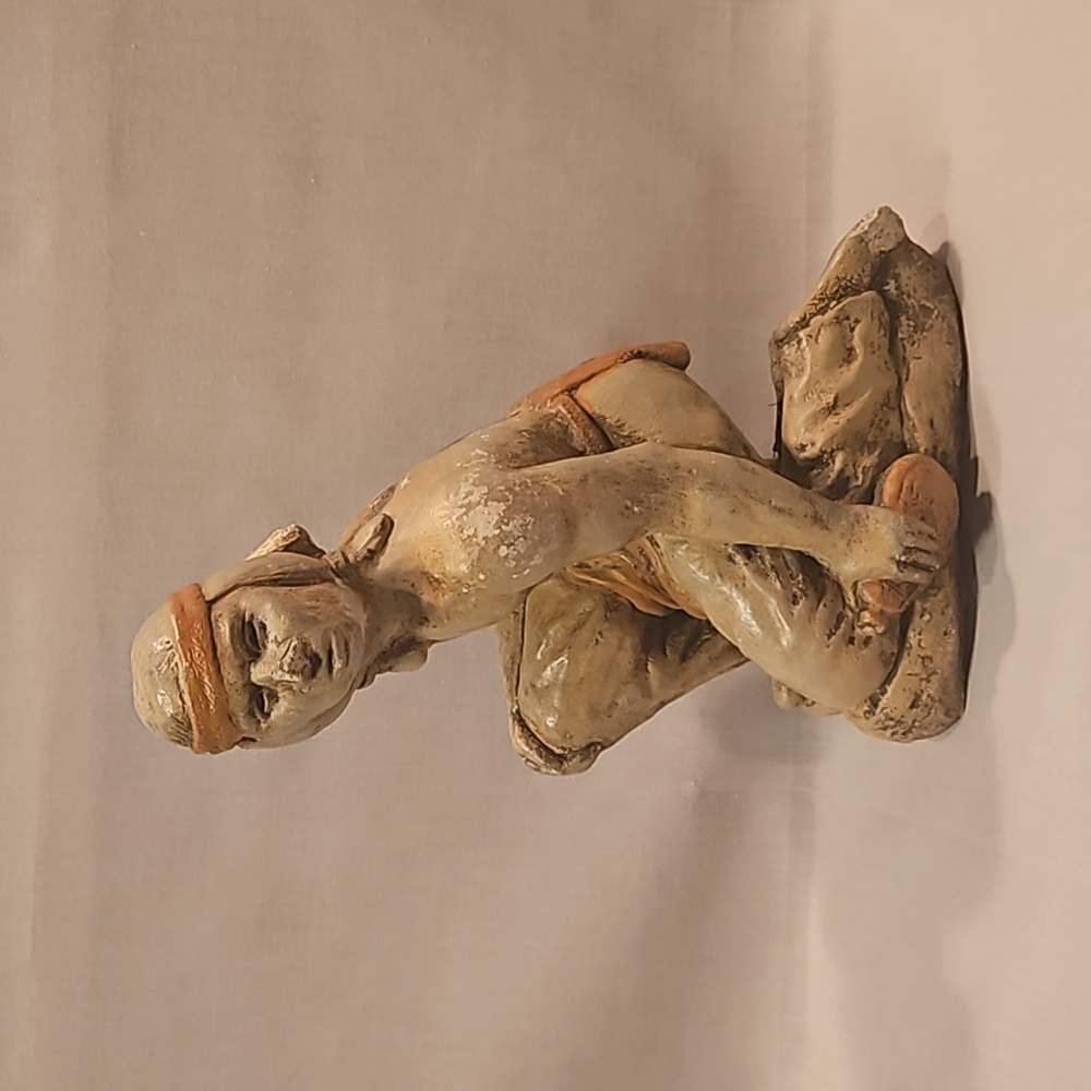 1988 Cast Stone Native American Statue Henri Studio